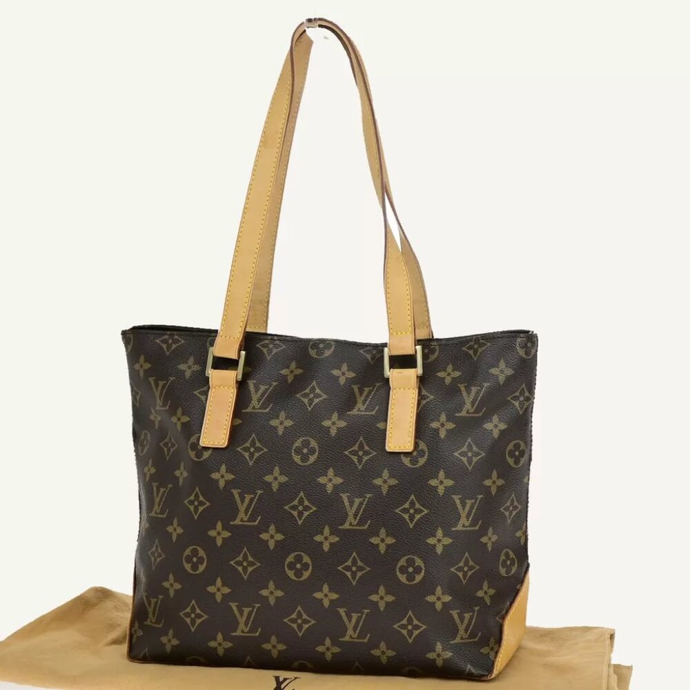 LOUIS VUITTON Cabas Piano Shoulder Bag Monogram Leather Brown M51148 84YF044 - Picture 12 of 15